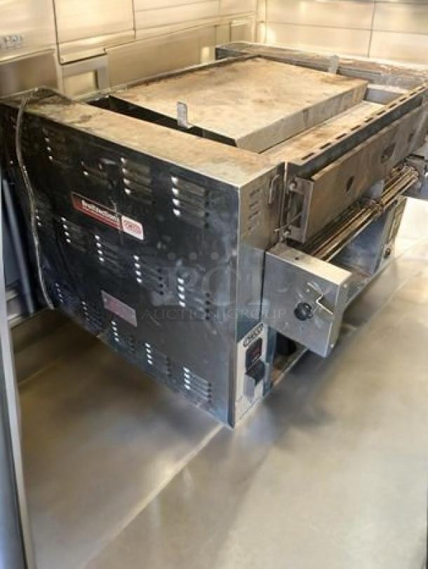 Nieco Automatic Broiler Model JF63 in outstanding condition, natural gas, 115V, fully tested and working. Visible controls and vents.