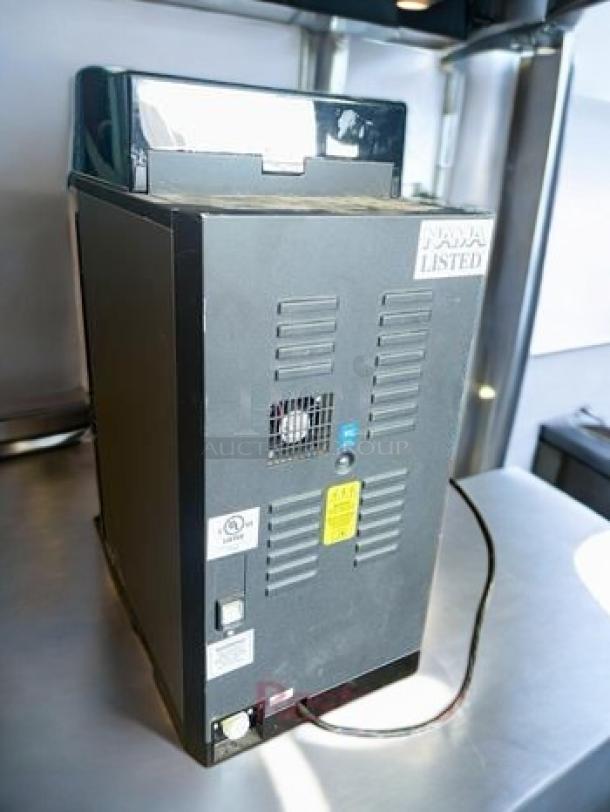 Necta Koro ES/LA espresso machine, 120V, fully tested, outstanding condition. Features stainless steel finish, visible labels.