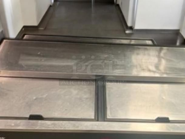 Turbo Air TBC-50SB-N6 50" bottle cooler in superb condition, fully tested, 115V, sleek stainless steel finish.