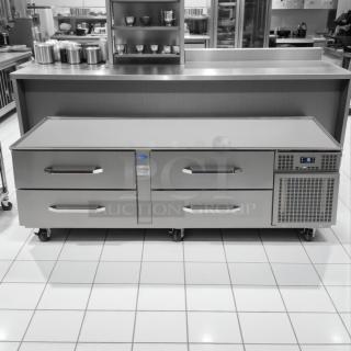 Randell 20105SC-32-6 chef base, 6-drawer refrigerated unit, stainless steel, 115V, excellent condition, fully tested and working.