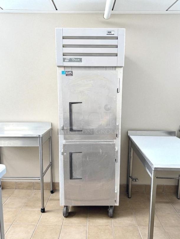 True STM1R-2HS-HC Spec Series 27.5" reach-in refrigerator, stainless steel, dual doors, fully tested, excellent condition, 115V.