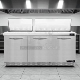 Excellent Condition - Continental Refrigerator SW72N30M-FB 72