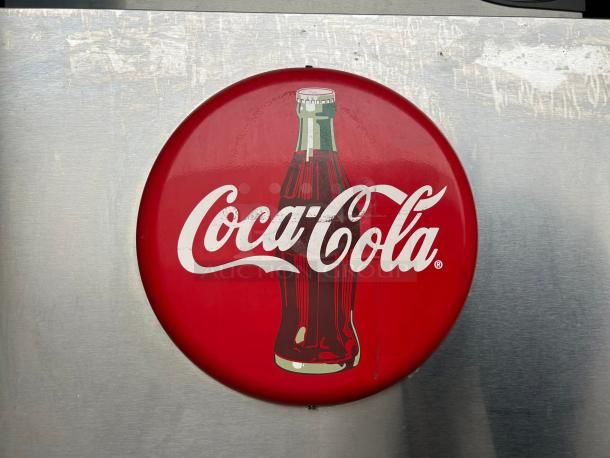 Lancer Countertop Cube Ice & Soft Drink Dispenser, Model 85-4548H-111, Coca-Cola branding, tested and working.