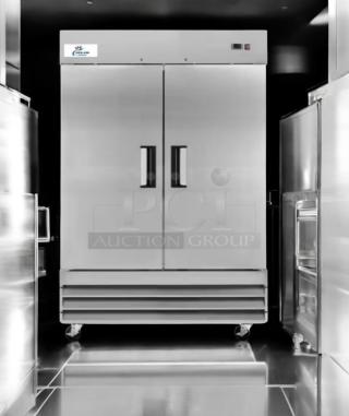 Superb Condition – CoolTech A216 Commercial Double Door Reach-In Refrigerator – 115V – Fully Tested & Working! - Item #1216586