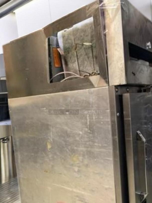 Delfield 6025XL-S single-door commercial refrigerator in excellent condition, stainless steel, 115V, fully tested and working.