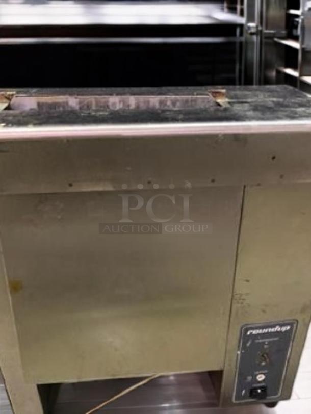 A.J. Antunes VCT-1000CV Vertical Contact Toaster, stainless steel, in superb condition, fully tested and working, 208–240V.