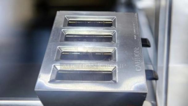 Toastmaster TP409 commercial 4-slot toaster in excellent condition, 120V, fully tested and working, Smithville, Tennessee, USA.