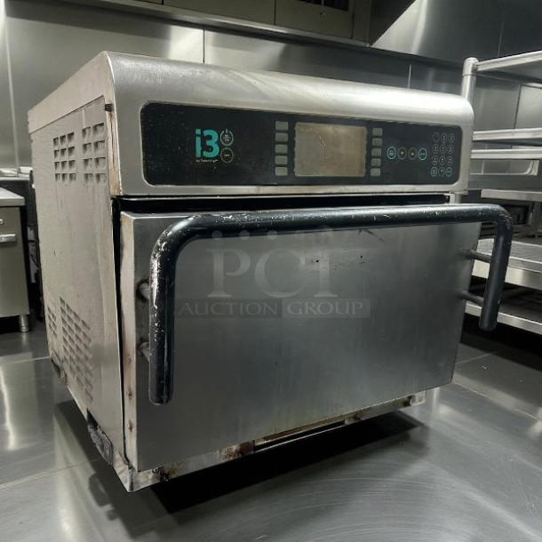 TurboChef I3 rapid cook 23" convection/microwave oven, excellent condition, tested working, visible control panel, sturdy handle.