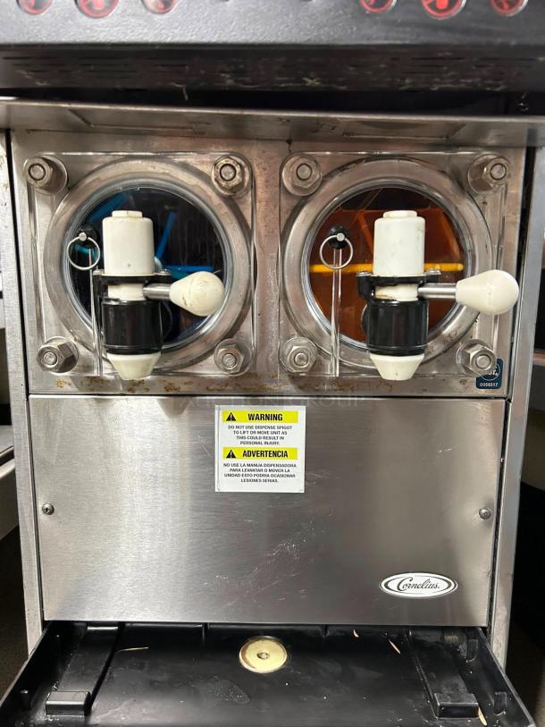 Cornelius Viper™ Frozen Drink Machine, model 621466142, with two visible dispensing taps, tested and working.