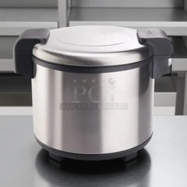 Winco RW-S451 Electric Rice Warmer, stainless steel, 100 cup capacity, great condition, tested and working.