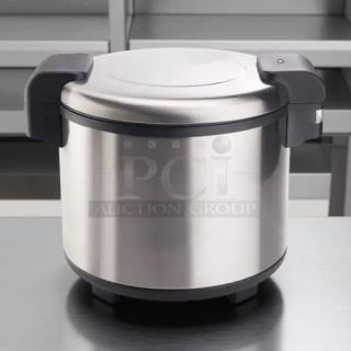 Winco RW-S451 Electric Rice Warmer, stainless steel, 100 cup capacity, great condition, tested and working.