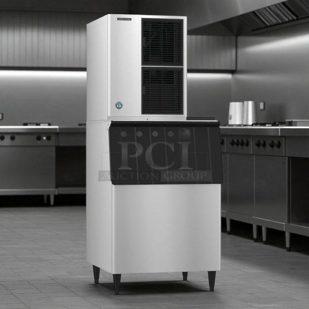 Hoshizaki KM-515MAH Crescent Cuber Icemaker, air-cooled, in excellent condition. Stainless steel, tested and working.