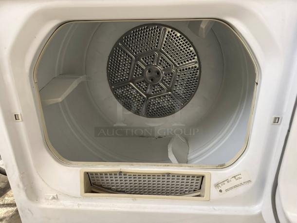 GE DCCD330EDWC 7.0 Cu. Ft. coin-operated electric dryer, excellent condition, visible label, tested and working.