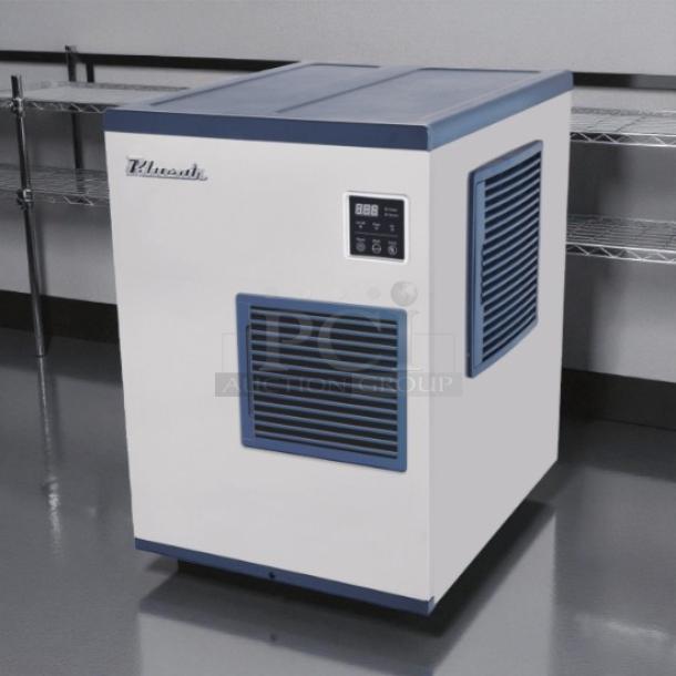 Blue Air Model BLMI-850A _BA126 ice machine, excellent condition. 850LB capacity, tested & working, digital display panel.