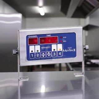 Prince Castle 740-T4 4 Channel Timer with Alarm, excellent condition, tested and working, 120v, digital display.