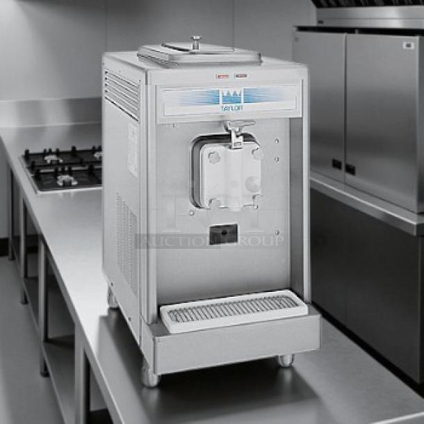 Taylor Model 490 countertop shake freezer in excellent condition, single flavor, tested and working, visible brand label.