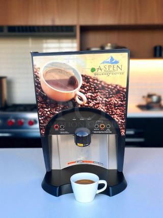 BUNN LCA-2 LP Dual Flavor Hot Beverage Dispenser in excellent condition, fully tested and working, features dual hoppers.