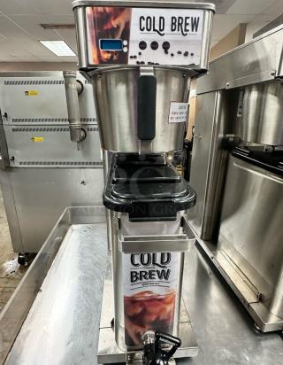Brand New Newco CLDBR-3.5G Cold Brew Coffee Dispenser, 3.5 Gallon, 120V, NSF Certified, fully tested, stainless steel.