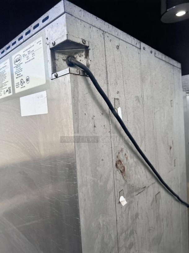 FWE UHST-13-OTB Heated Holding Cabinet, excellent condition, stainless steel, with visible power cord and label, 120V, fully tested.