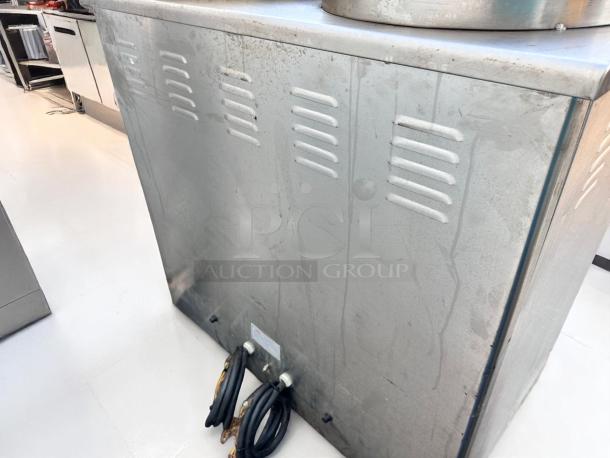 Wellborn BS-65L2 double-tank electric boiler in excellent condition, 220V, stainless steel, fully tested.