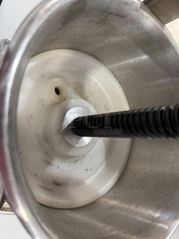 Kabab-O-Matic commercial kebab maker in excellent condition. Heavy-duty stainless steel, tested and working. Interior view.