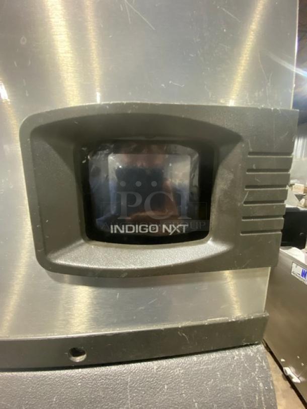 Manitowoc Indigo NXT ice machine, model IYT0500A161, stainless steel, air-cooled, with digital display.