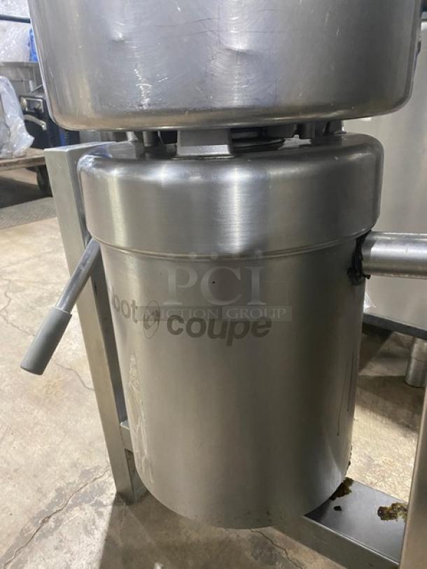 Robot Coupe BLIXER45 commercial food processor, stainless steel, 49.5 Qt. capacity, 2-speed, electric, model SN: 3520111113D-02.