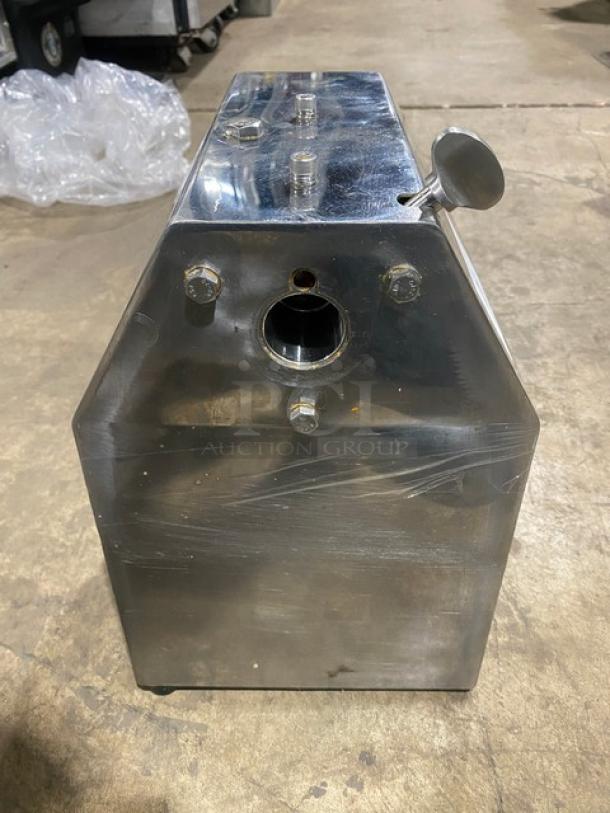 American Eagle AE-G22NM electric motor unit, stainless steel, #12 hub, on legs, model AE-G22NM SN: 22N23082227.