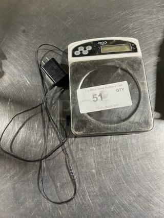 CDN Commercial 22 Lb. Digital Weight Scale, Model SD2206, with power cord. Appears in used condition, label reads "51 QTY".