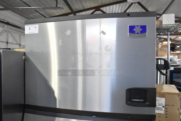 2019 Manitowoc IYF0600A-261 stainless steel ice head on SPA310 dispenser, 208-230V, commercial use. Good condition.