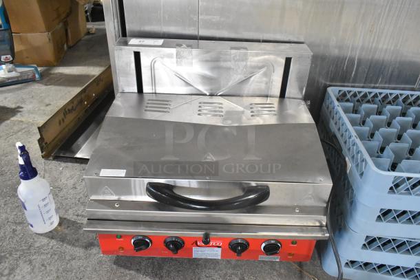 Brand new Avantco 177SAL23M 23" stainless steel salamander, electric, 208/240V, scratch and dent condition.