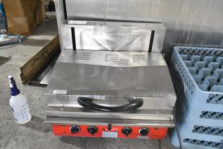 Brand new Avantco 177SAL23M 23" stainless steel salamander, electric, 208/240V, scratch and dent condition.