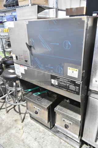 Giles GVH-C Stainless Steel Ventless Hood System, electrostatic air cleaner, 208-240V, 1 phase, signs of wear.