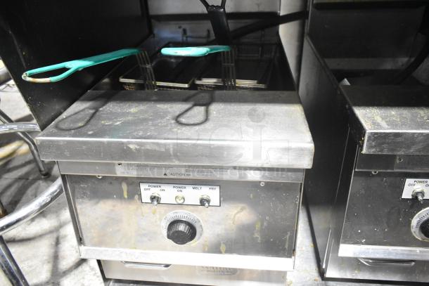 Giles GVH-C stainless steel ventless hood system, electrostatic air cleaner. Features switches and knob. Used condition.