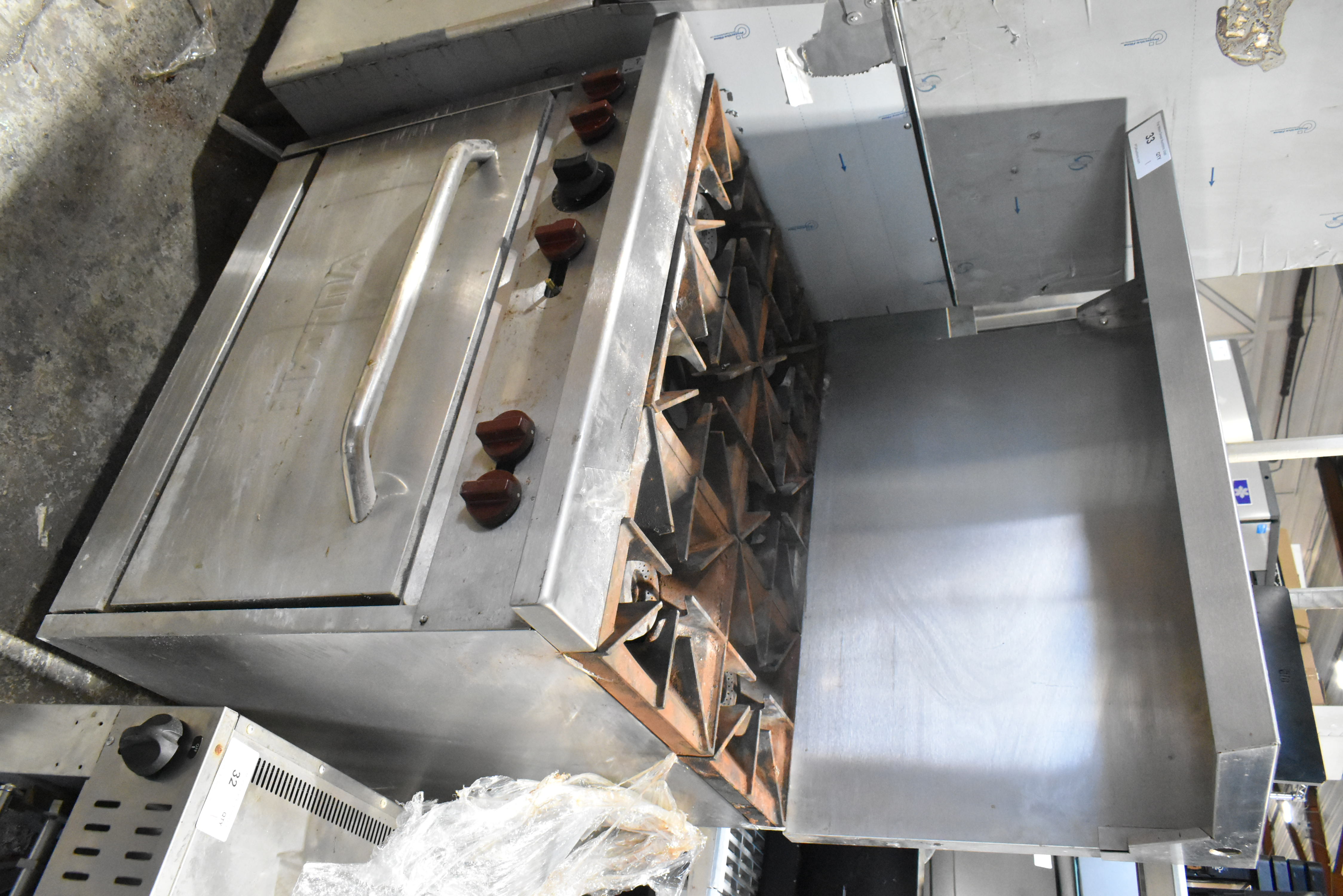 Used commercial range in working condition