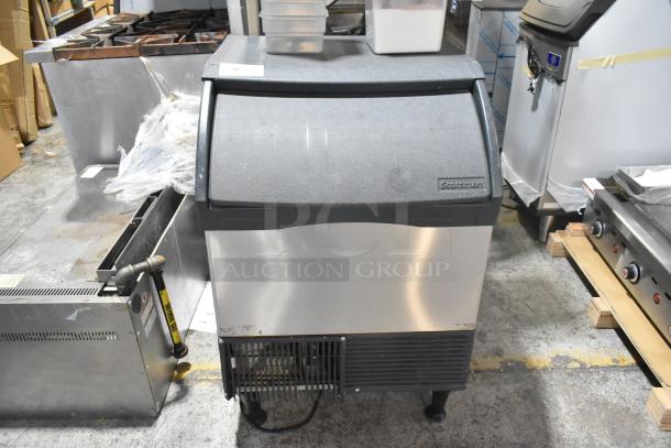 2018 Scotsman CU1526MA-1E stainless steel ice machine, self-contained, 115V, 1 phase, commercial model, excellent condition.