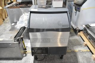 2018 Scotsman CU1526MA-1E stainless steel ice machine, self-contained, 115V, 1 phase, commercial model, excellent condition.