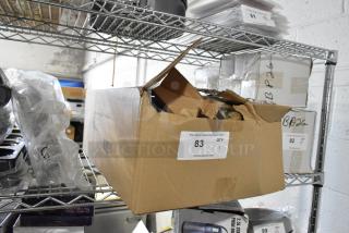 Box of 2 Update PC-1/RT Roll-Top Display Pan Covers, brand new. Box is damaged. Tag shows auction lot number 83.