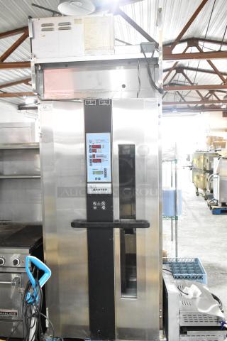 Baxter PC151DD Stainless Steel Roll In Rack Proofer, 208/240V, 1 Phase, commercial-grade, control panel visible, used condition.