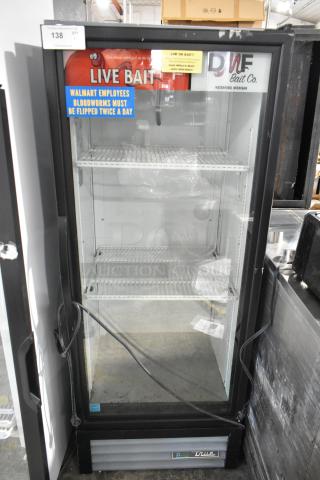 2021 True GDM-12-HC Metal Commercial Single Door Reach In Cooler Merchandiser w/ Poly Coated Racks. 115 Volts, 1 Phase. - Item #1217130