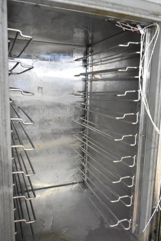 2018 Randell BC-18 stainless steel commercial blast chiller, interior view showing shelving. 115/230 volts, 1 phase.