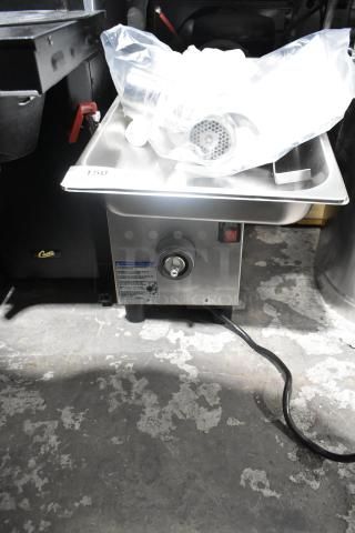 BRAND NEW SCRATCH AND DENT! 2025 Pro-Cut KG-12-SS Stainless Steel Commercial #12 Stainless Steel Electric Meat Grinder. 115 Volts, 1 Phase. - Item #1217142