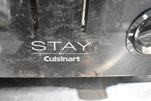 BRAND NEW Cuisinart Stay 4 Slot Toaster, scratch and dent, 115V, 1 Phase, countertop model, visible "STAY by Cuisinart" label.