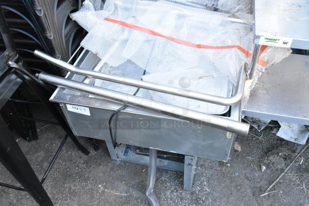 Vollrath FC-4C-02120-N stainless steel commercial cold pan drop-in, 115 volts, 1 phase, visible in used condition.