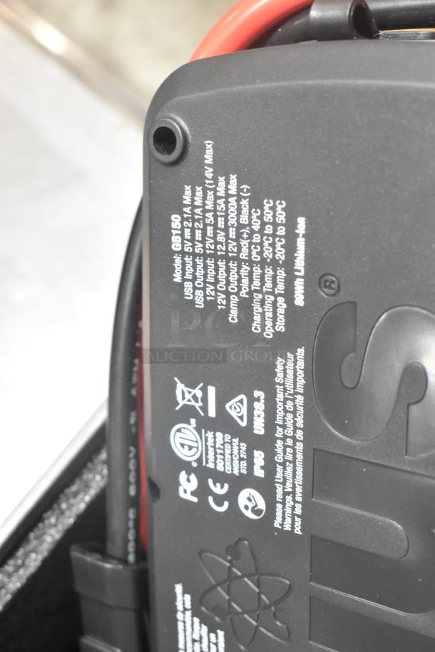 BRAND NEW! Noco Boost Pro jumper, model GB150. Key features: 3000A output, USB and 12V inputs. Lithium-ion, IP65-rated.