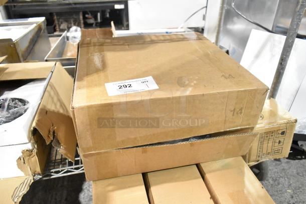 BRAND NEW 4CAP14BK-BLACK Unit in sealed cardboard box, labeled "292" with quantity "1" from PCAuctions.