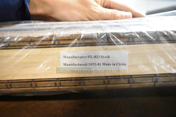 Brand new scratch and dent item with label "Manufacturer: FL-023 Stock, Manufactured: 2025-01 Made in China."