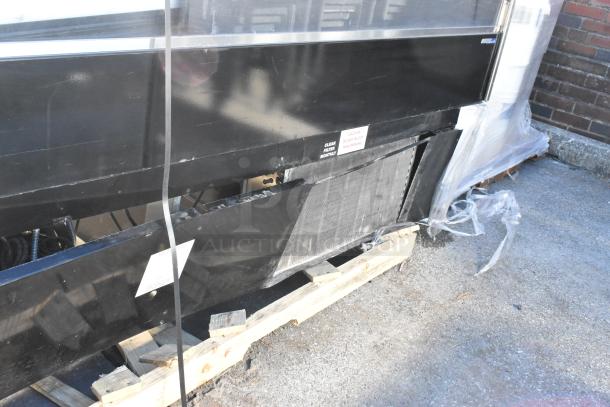2016 Hill Phoenix C000072997CF8 metal commercial merchandiser, 120 volts, 1 phase, black exterior, minor wear.