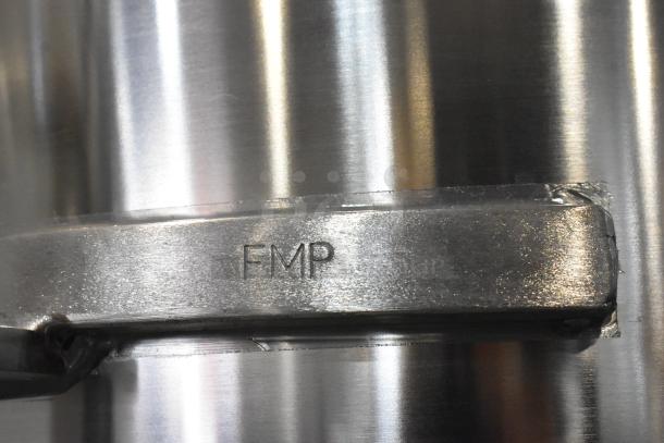 Brand new F01240 stainless steel mixer bowl with "FMP" engraved, shiny finish. Perfect condition.
