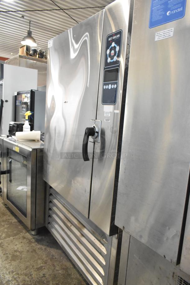 2023 Alto Shaam QC2-40 stainless steel quickchiller with 2 probes. Features control panel, 115/208-230V, 1 phase.